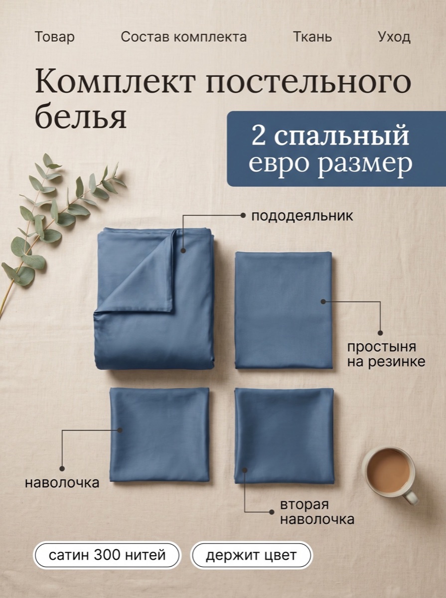 Раскладка сверху — шаблон карточки товара, категория «Товары для дома»